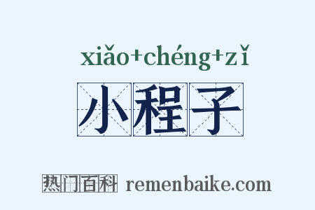 小程子是什么意思的图片